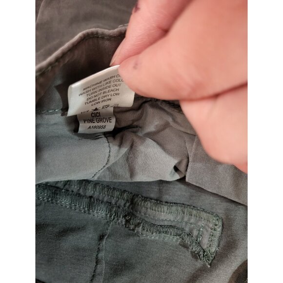 Lila Ryan Size 4 Cici Gray Straight Leg Pants - Picture 4 of 5